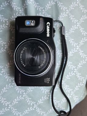 Canon Black SX700 HS Compact Digital Camera with Wrist Strap